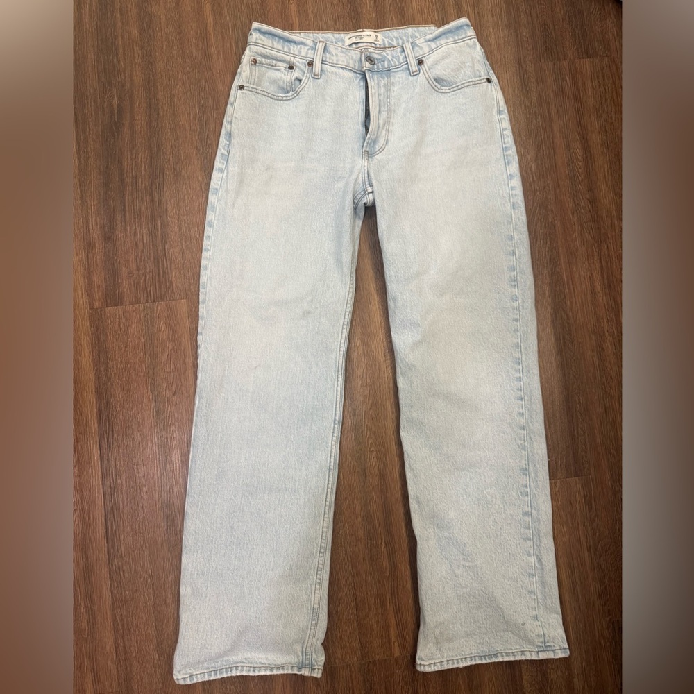 Low rise baggy Abercrombie & fitch jeans